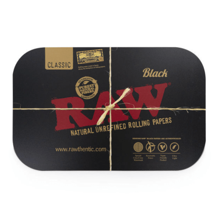 Capac magnetic pentru tava de rulat 'RAW' Black | 17,5x27,5cm.