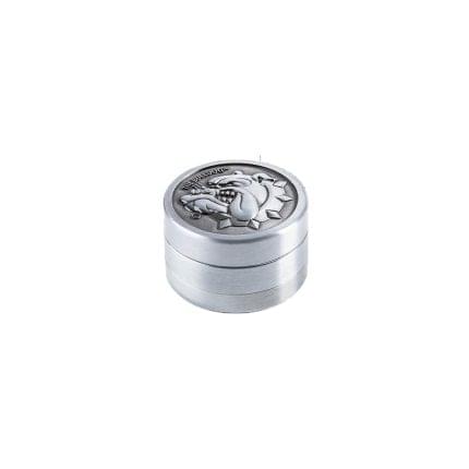 Grinder 'THE BULLDOG' Silver Metal | 3 parti 40mm.