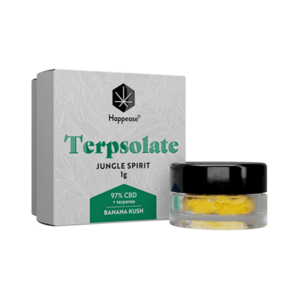 Crumble 'HAPPEASE' cu CBD 97% + Terpeni | Banana Kush - 1gr.