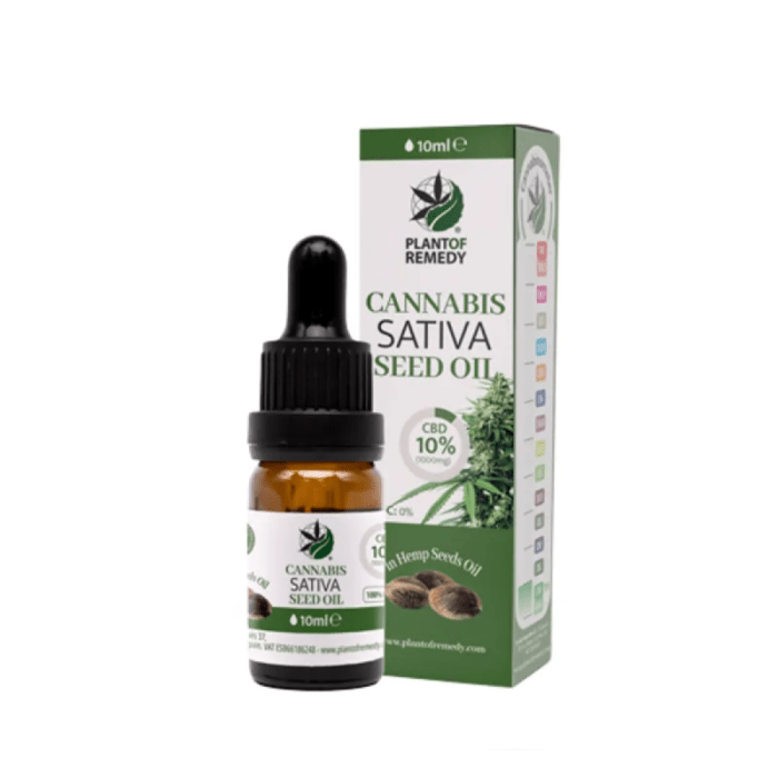 Ulei CBD 10% 'PLANT OF REMEDY' - 10ml.