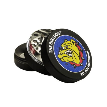 Grinder 'BULLDOG' Black Amsterdam | 3-Parti