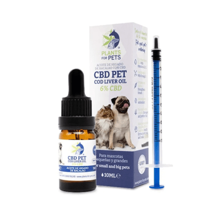 Ulei CBD 6% 'PLANT OF LIFE' cu Ulei de ficat de cod | Pentru animale - 10ml.