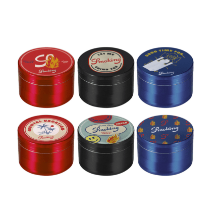 Grinder 'SMOKING' Aluminiu | 4-Parti - 50mm.