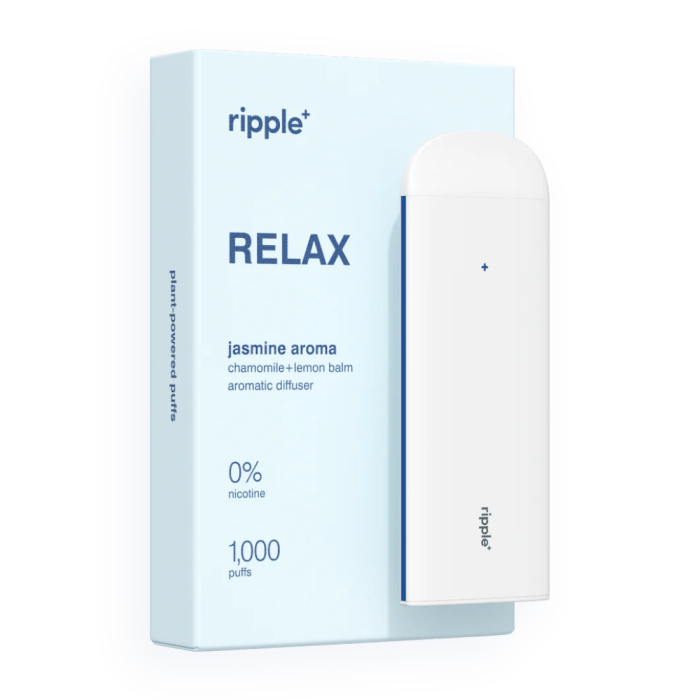 Vaporizator 'RIPPLE+' Iasomie | Pentru relaxare - Fara nicotina