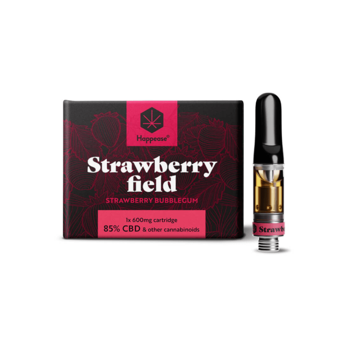 Pod CBD 85% ‘HAPPEASE’ Strawberry Bubblegum | 1x600mg. - 0,6ml.