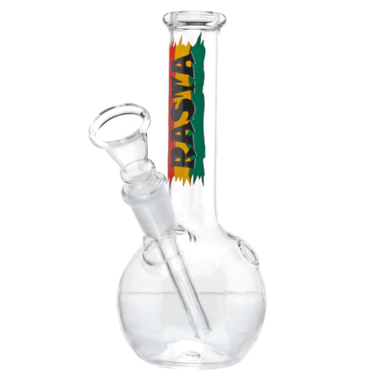 Bong din sticla 'RASTA' Flag | 160mm.