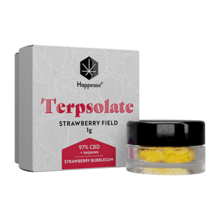 Crumble 'HAPPEASE' cu CBD 97% + Terpeni | Strawberry Bubblegum - 1gr.