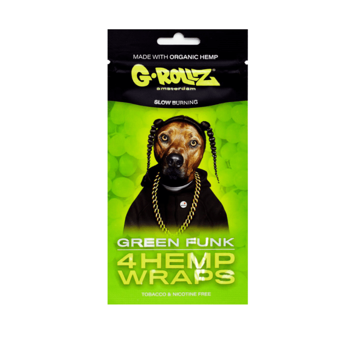 Foite de blunt 'G-ROLLZ' din canepa | Green Phunk - x4