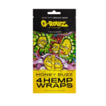 Foite de blunt 'G-ROLLZ' din canepa | Honey Buzz - x4