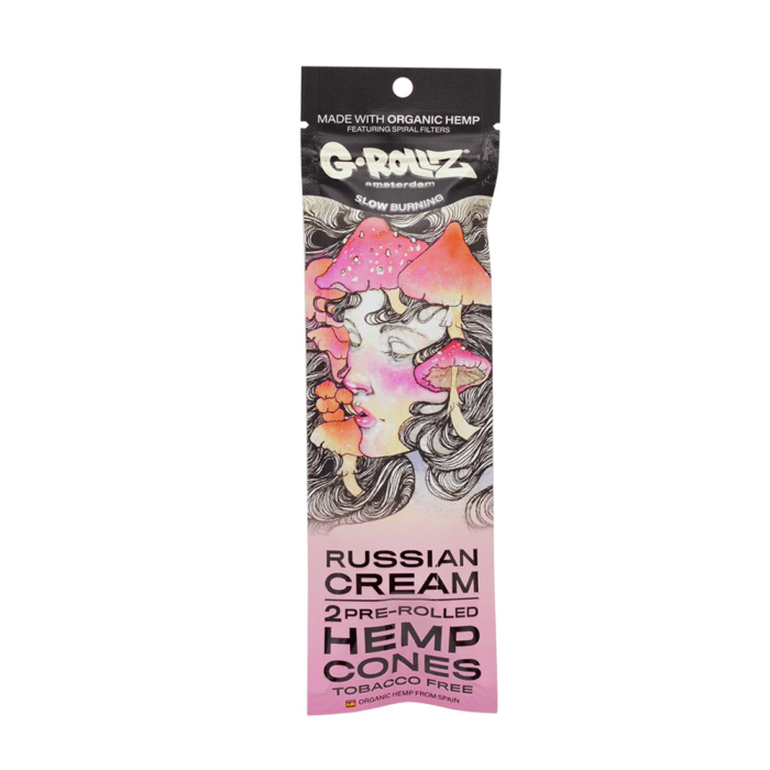 Blunt pre-rulat 'G-ROLLZ' din canepa | Russian Cream - x2