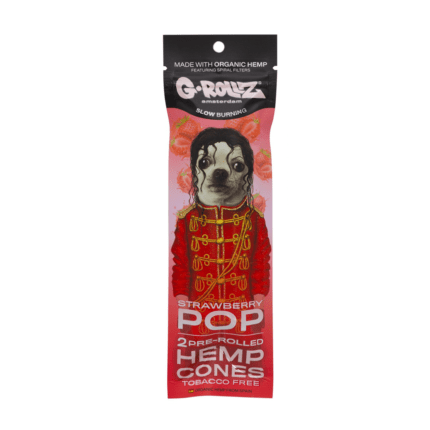 Blunt pre-rulat 'G-ROLLZ' din canepa | Strawberry Pop - x2