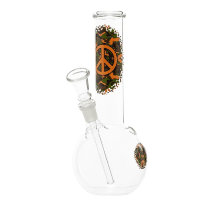 Bong din sticla 'GREENLINE' Peace | 210mm.