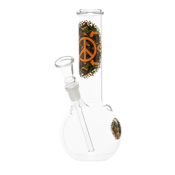 Bong din sticla 'GREENLINE' Peace | 210mm.