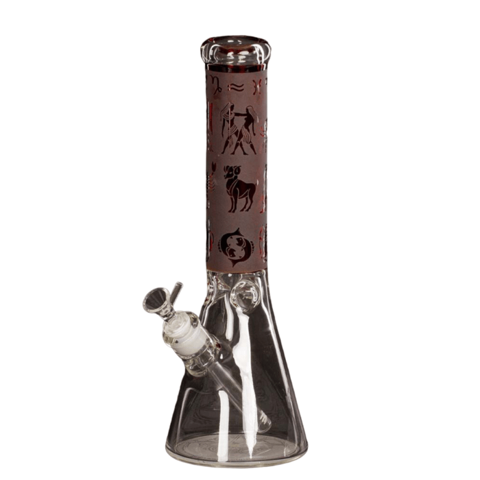 Bong din sticla 'AMSTERDAM' Heavy Beaker Egyptian | 420mm.