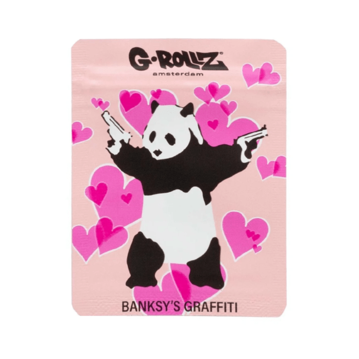 Pungi Zip-Lock ‘G-ROLLZ’ Anti-miros 'PANDA GUNIN' | 65x85mm. - x1