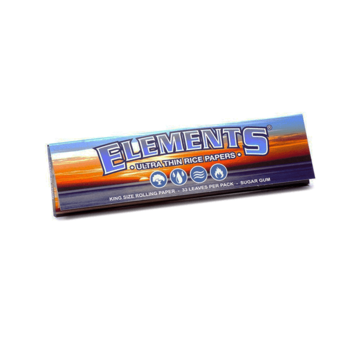 Foite 'ELEMENTS' din orez | King Size Slim - x32