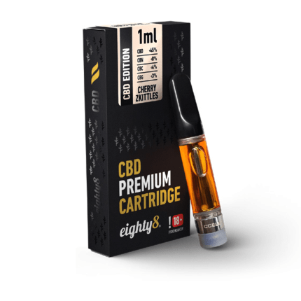 Pod CBD cu terpeni ‘EIGHTY8’ Cherry Zkittles | 45% - 1ml.