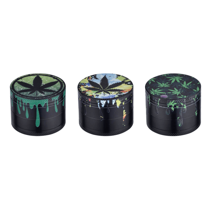 Grinder 'CHAMP HIGH' Dripping Leaf Paint | 4-Parti - 50mm.