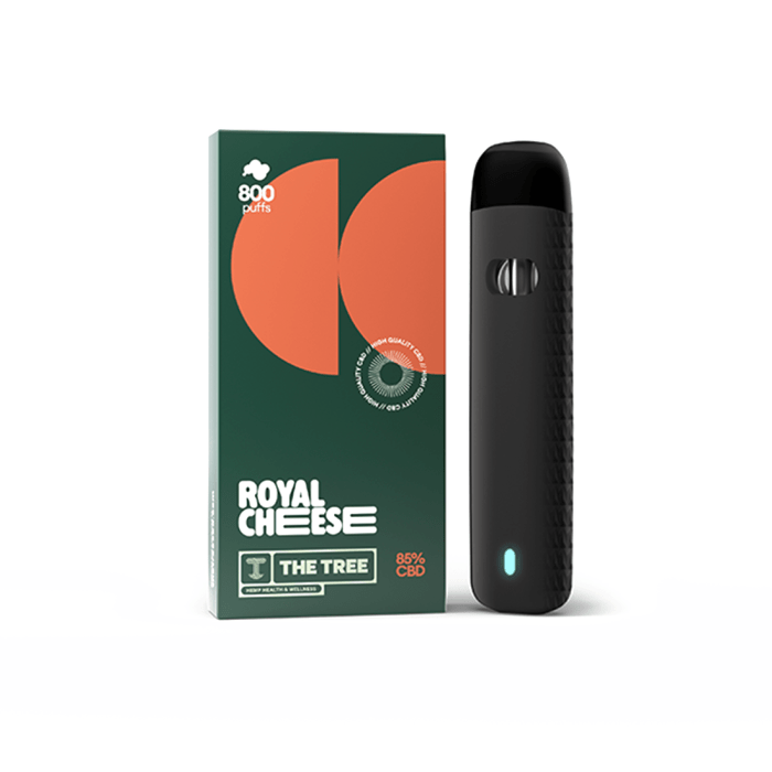 Vaporizator CBD cu terpeni ‘THE THREE’ Royal Cheese | 85% - 0,5ml.