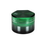 Grinder 'BLACK LEAF' IRIDESCENT Verde | 4-Parti - 62mm.