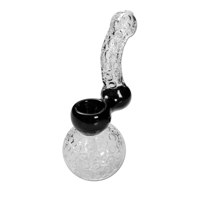 Pipa din sticla ‘CRYSTAL’ Bubbler | 205mm.