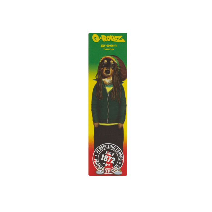 Foite & Filtre ‘G-ROLLZ’ Reggae din canepa organica | King Size Slim - x50