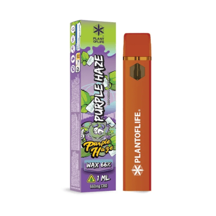 Vaporizator CBD cu terpeni ‘PLANT OF LIFE’ Purple Haze | 66% - 1ml.