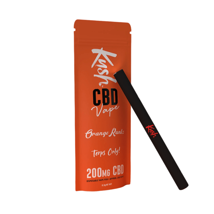 Vaporizator CBD cu terpeni ‘KUSH’ Orange Runtz | 40% - 0,2ml.