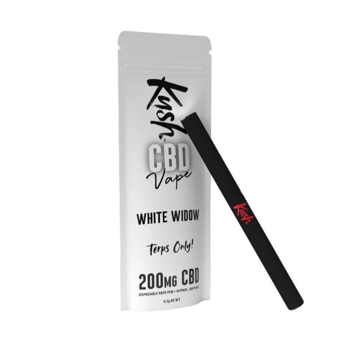 Vaporizator CBD cu terpeni ‘KUSH’ White Widow | 40% - 0,2ml.