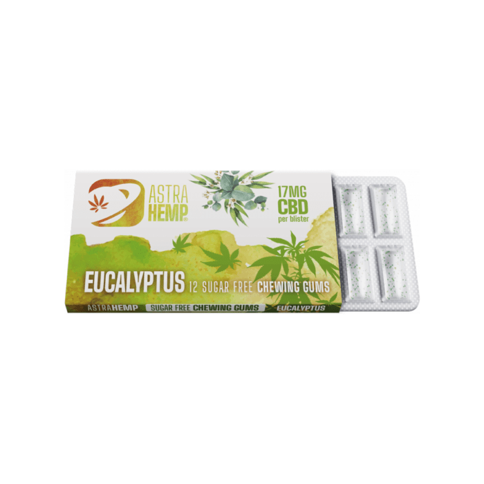 Guma 'ASTRA HEMP' Eucalip | 17mg. CBD