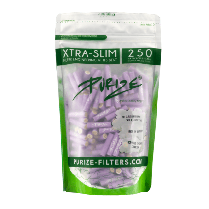 Filtre ‘PURIZE’ cu carbune activ ‘EXTRA SLIM’ | Liliac – x250