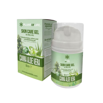 Gel cu CBD pentru corp 'PLANT OF LIFE' Canna Aloe Vera | 250mg. - 50ml.