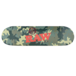 Placa Skateboard 'RAW' Camo & Black | 81cm.