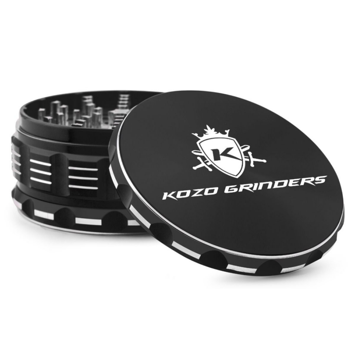 Grinder 'KOZO' Negru | 4-Parti - 101mm.