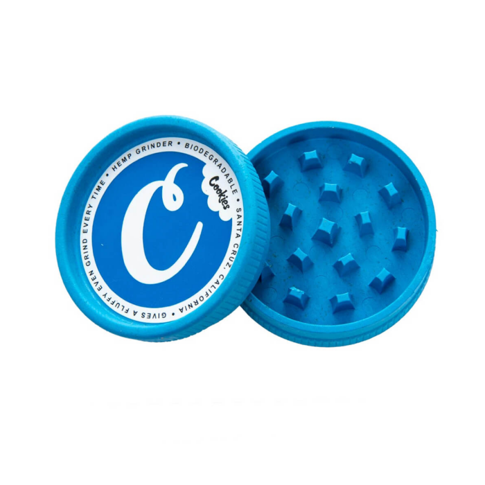 Grinder 'SANTA CRUZ & COOKIES' Blue Organic | 2 Parti - 55mm.