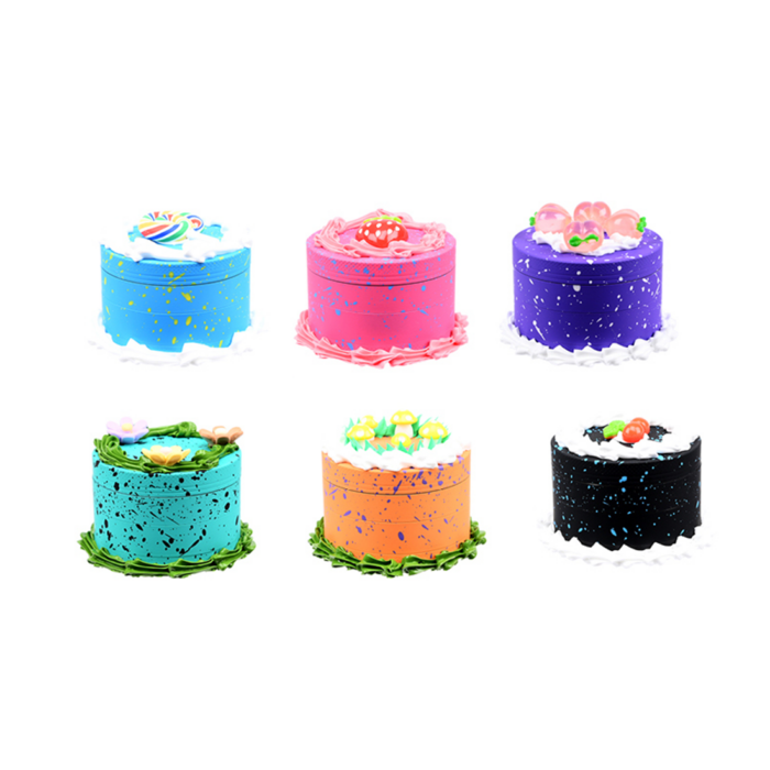 Grinder 'CAKE' Multicolor | 4-Parti - 63mm.