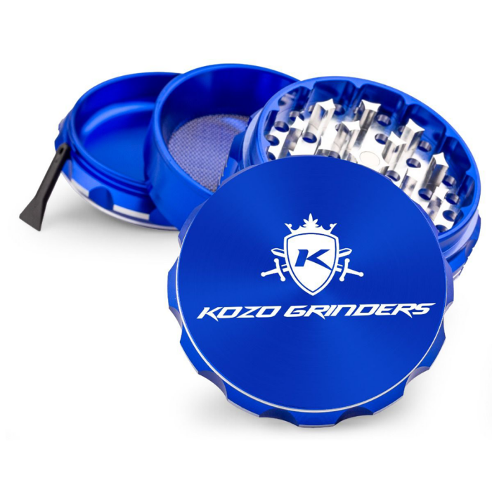 Grinder 'KOZO' Albastru | 4-Parti - 76mm.