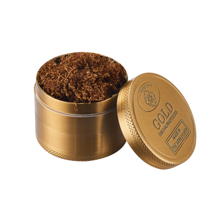 Grinder 'BAR' Gold | 4-Parti - 50mm.