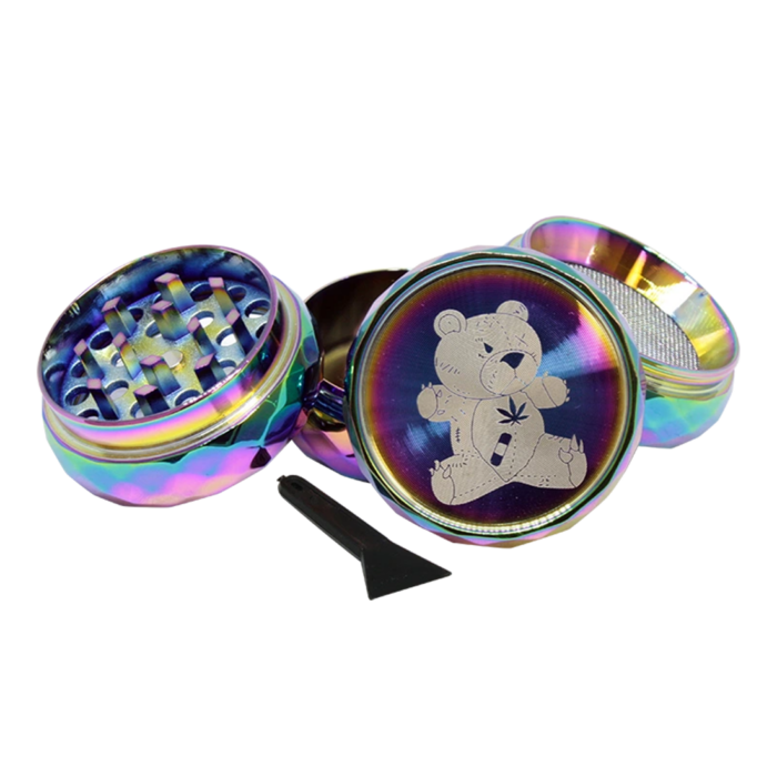 Grinder 'TEDDY MONTANA' Rainbow | 4-Parti - 43mm.