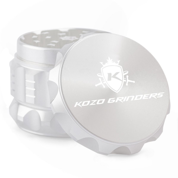 Grinder 'KOZO' Argintiu | 4-Parti - 50mm.