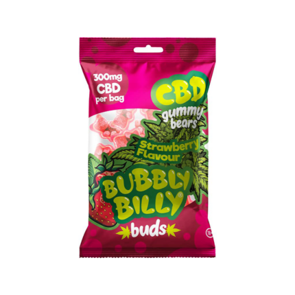 Jeleuri 'BUBBLY BILLY' Strawberry Bears | 300mg. CBD - 100gr.