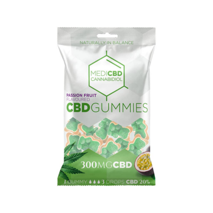 Jeleuri 'MEDICBD' Passion Fruit Bears | 300mg. CBD - 100gr.