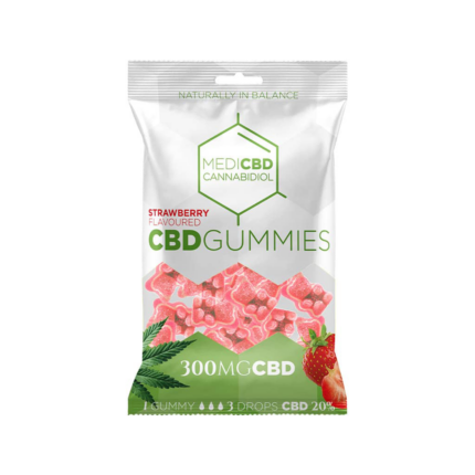 Jeleuri 'MEDICBD' Strawberry Bears | 300mg. CBD - 100gr.