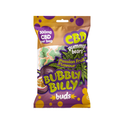 Jeleuri 'BUBBLY BILLY' Passion Fruit Bears | 300mg. CBD - 100gr.