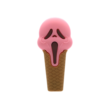 Pipa din silicon 'URBAN CREW' Scary Ice Cream | 10cm.