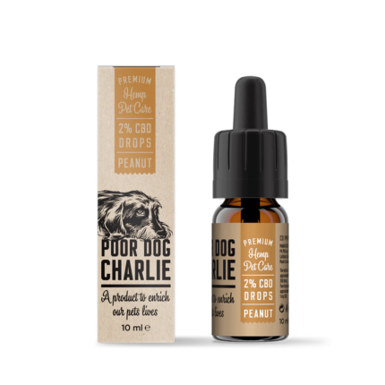 Ulei CBD 2% 'PHARMAHEMP' cu aroma de alune | Pentru animale - 10ml.