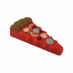 Pipa din silicon 'PIZZA' Mix | 10,5cm.