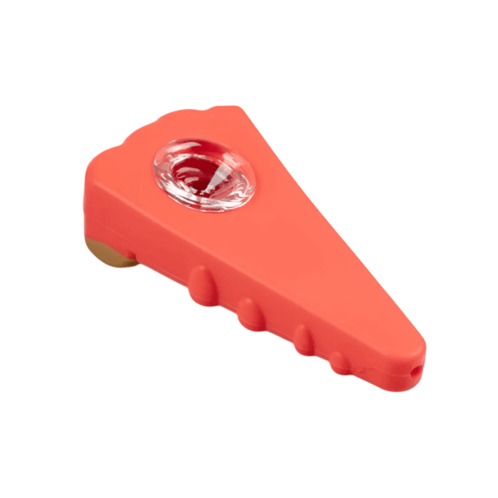 Pipa din silicon 'PIZZA' Mix | 10,5cm.