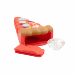Pipa din silicon 'PIZZA' Mix | 10,5cm.