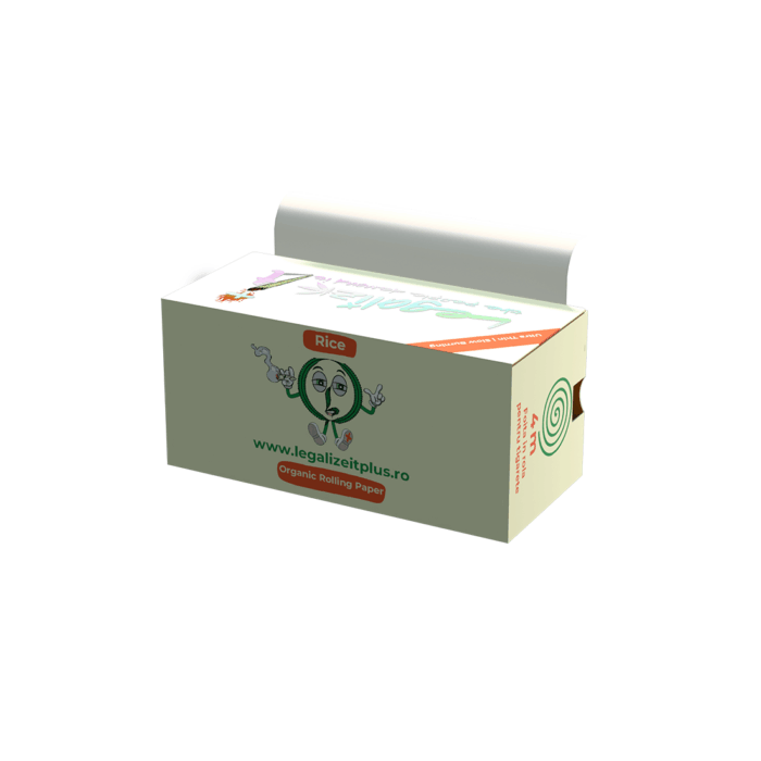 Rola 'LEGALIZEIT' din orez | King Size Slim - 4m.
